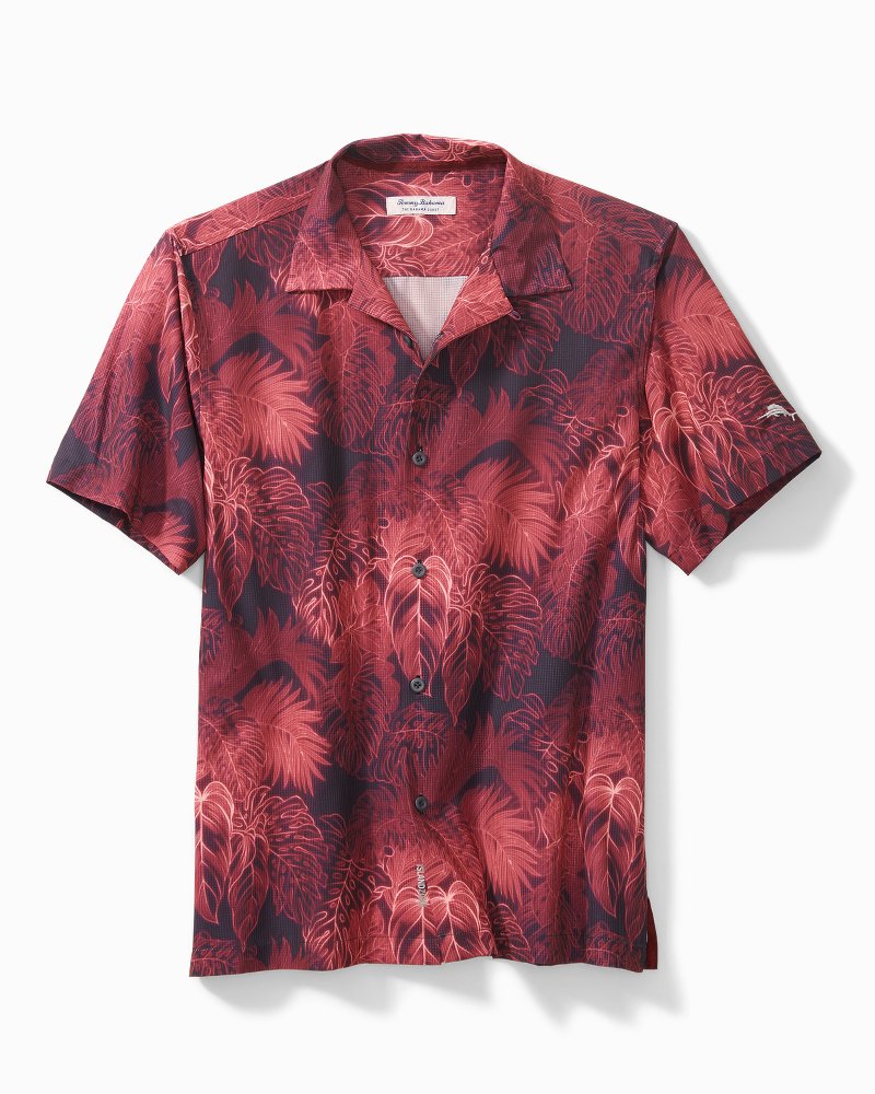 Bahama Coast Luminescent Fronds Short-Sleeve Shirt