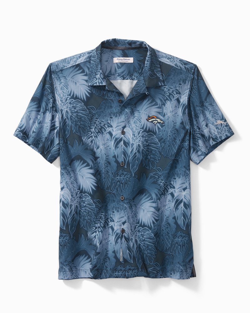 Denver Broncos Nfl Tommy Bahama Quirky Combo Hawaiian Shirt And