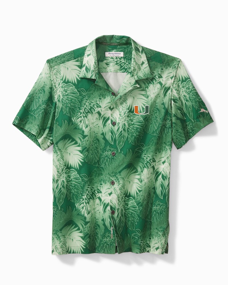 Collegiate Bahama Coast Luminescent Fronds Short-Sleeve Shirt