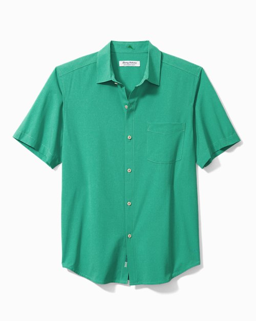 Bahama Coast IslandZone® Heathered Solid Camp Shirt