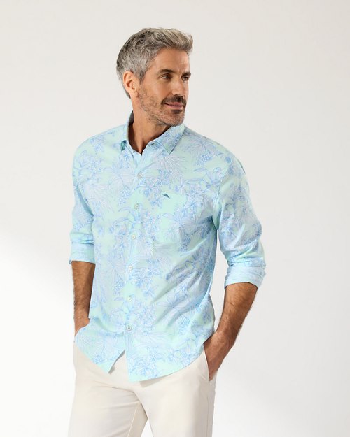Sarasota Stretch Etched Flora IslandZone® Shirt