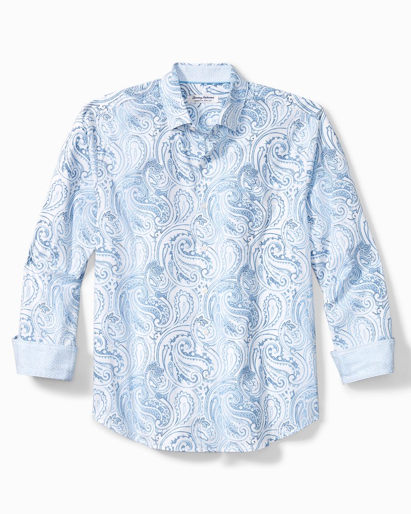 Sarasota Stretch Ocean Paisley IslandZone® Shirt