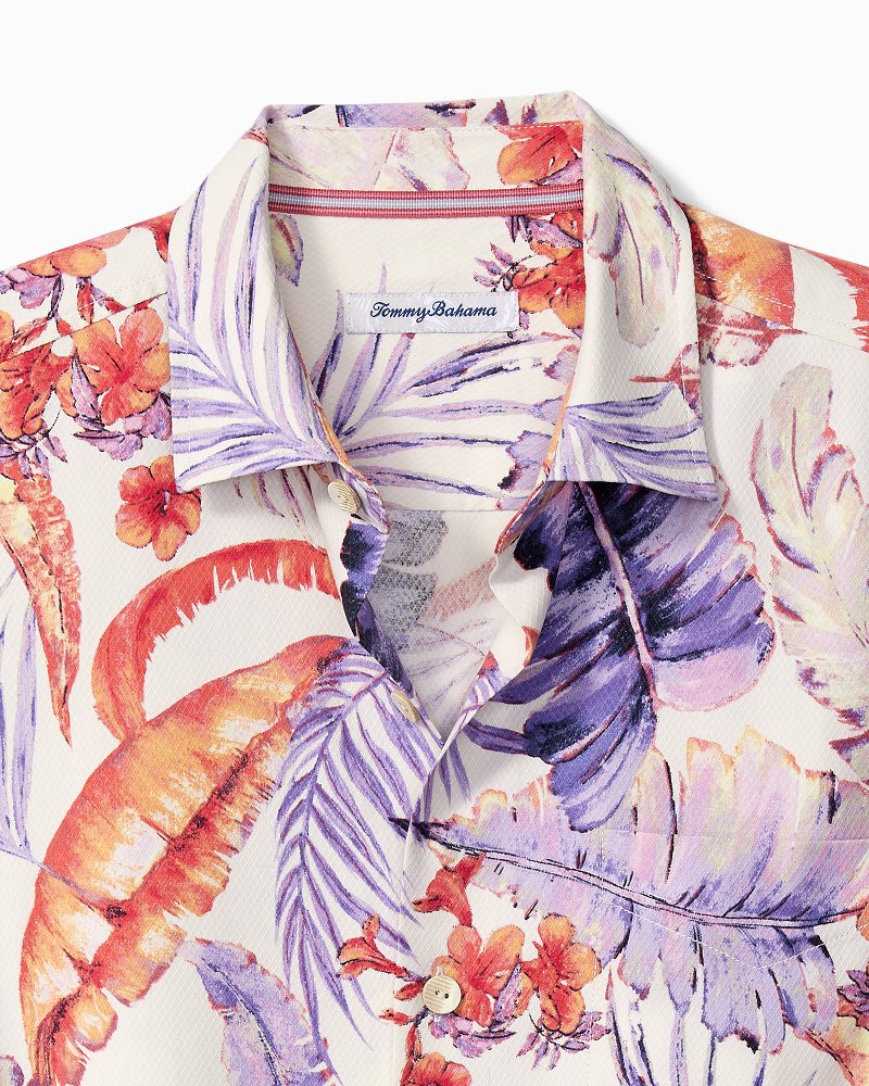 Summer Street Fronds Silk Camp Shirt