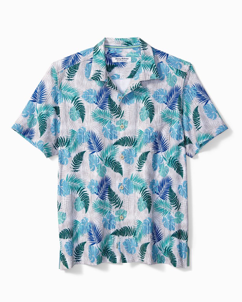 Tommy Bahama Block S Sport Printed Reign Forest Fronds Shirt
