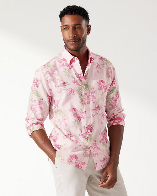 Tropical Treasure Linen-Blend Shirt