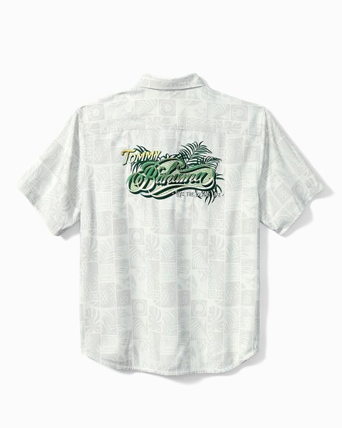 Pinnacle of Palms Silk Camp Shirt