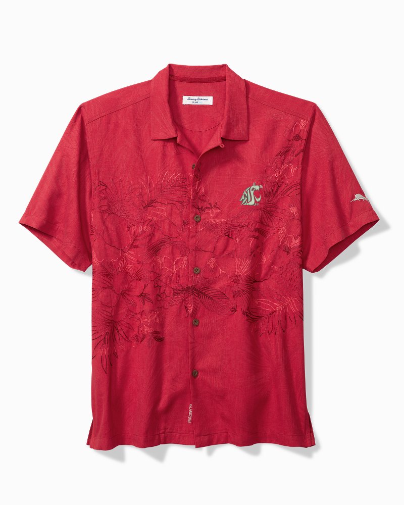 Men's Tommy Bahama Navy Boston Red Sox Tropical Horizons Button-Up Shirt Size: Large