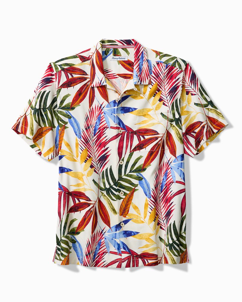 Tommy Bahama Summer Street Fronds Camp Shirt - Continental