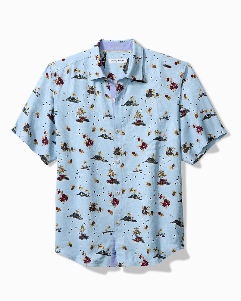 Tommy bahama pacific floral best sale camp shirt