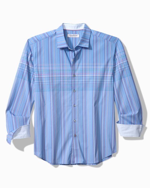 Sarasota Stretch Portobello Plaid IslandZone® Shirt