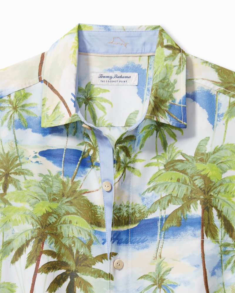 Tommy Bahama Men's Medium 100 Silk Hawaiian Shirt on eBid