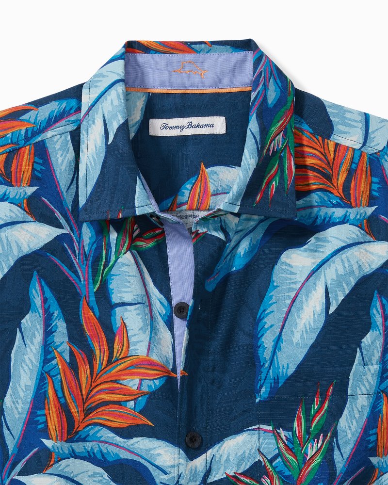 Tommy bahama men's sale weekend tropics silk shirt