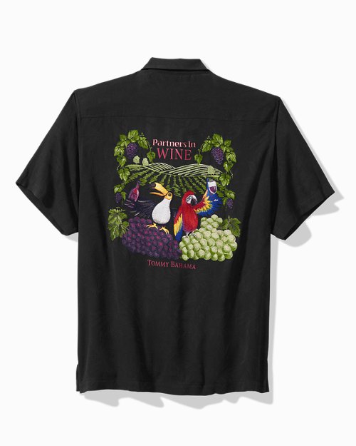 Partners in Wine Silk Camp Shirt