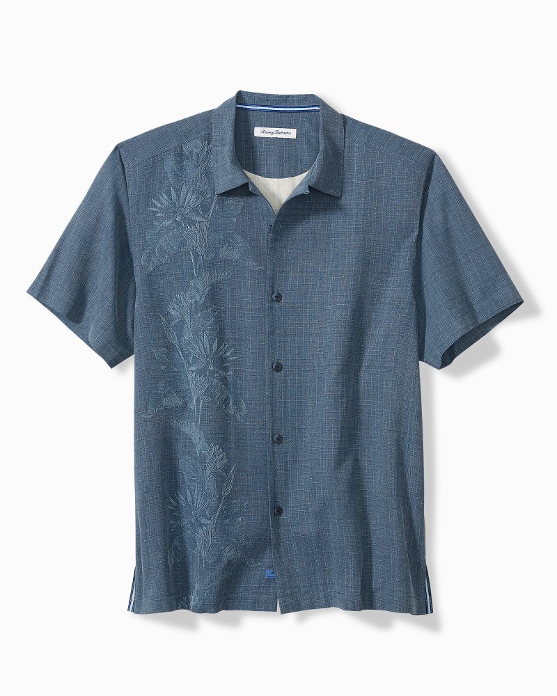 Vine Oasis Silk Camp Shirt