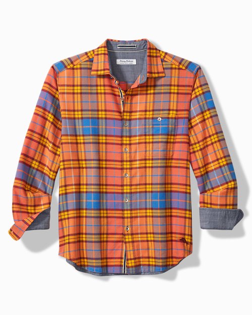 Canyon Beach Comfy Check Stretch Flannel