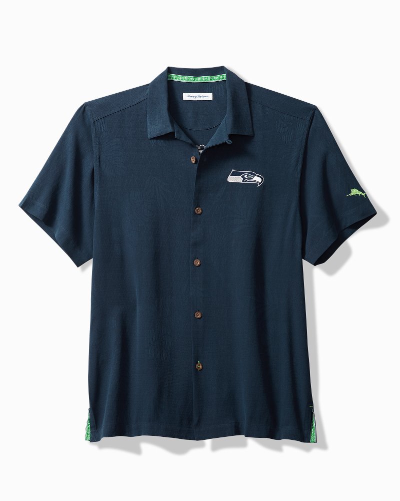 Seattle Seahawks Button-Up Shirts, Seahawks Camp Shirt, Sweaters