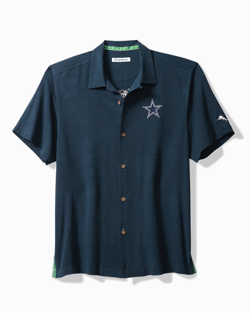 Lids Dallas Cowboys Tommy Bahama Sport Tropical Horizons Button-Up Shirt -  Navy