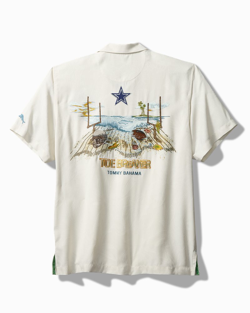 Tommy Bahama Men's NFL Tide Breaker IslandZone Camp Shirt - ny_giants - Size XXL