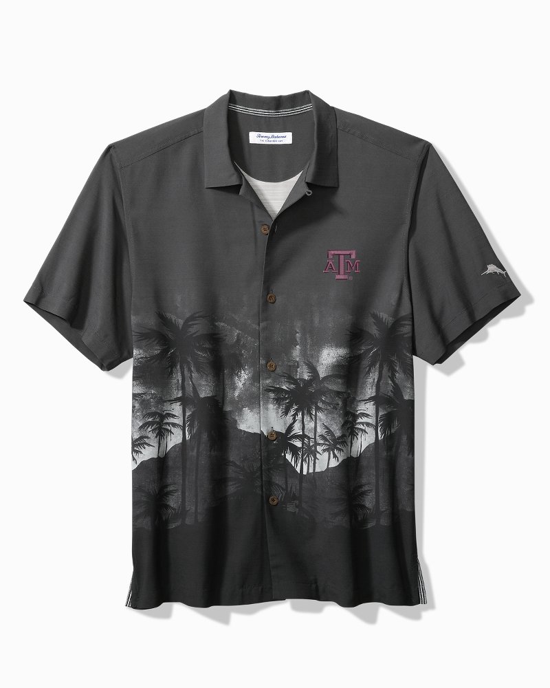 Collegiate Palm Flurry Camp Shirt