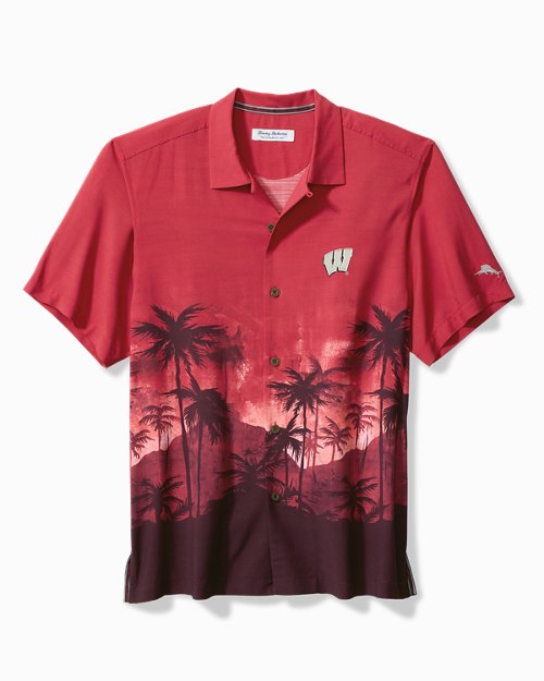 Collegiate Palm Flurry Camp Shirt