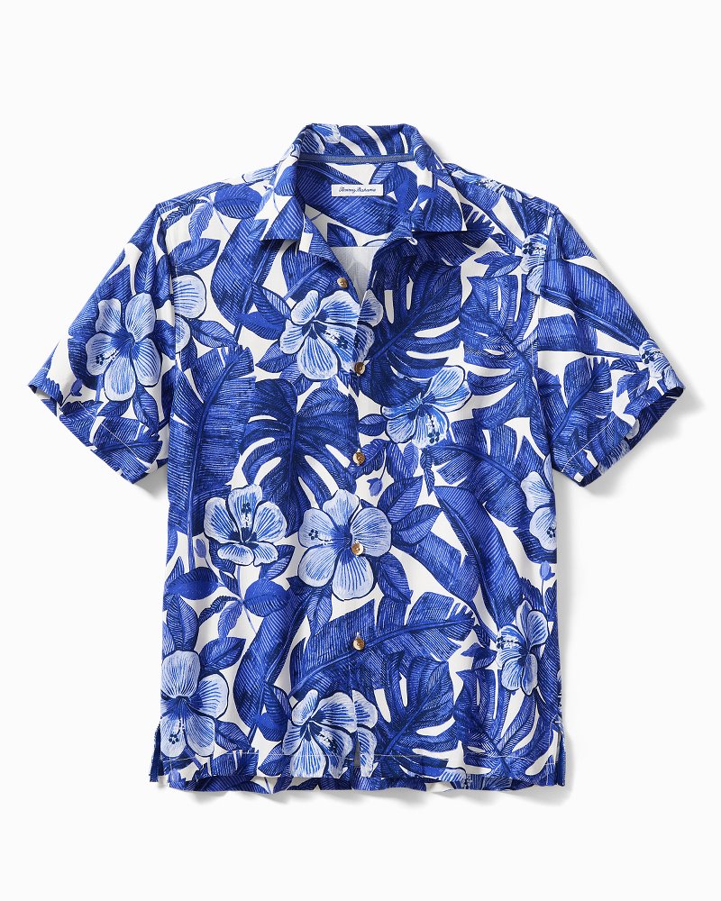 Tommy bahama luau shop floral camp shirt