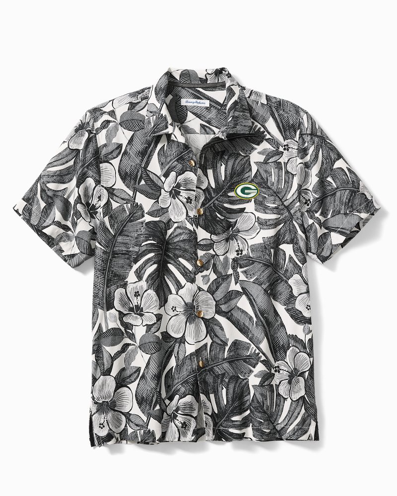 NFL Floral Lush Silk Camp Shirt