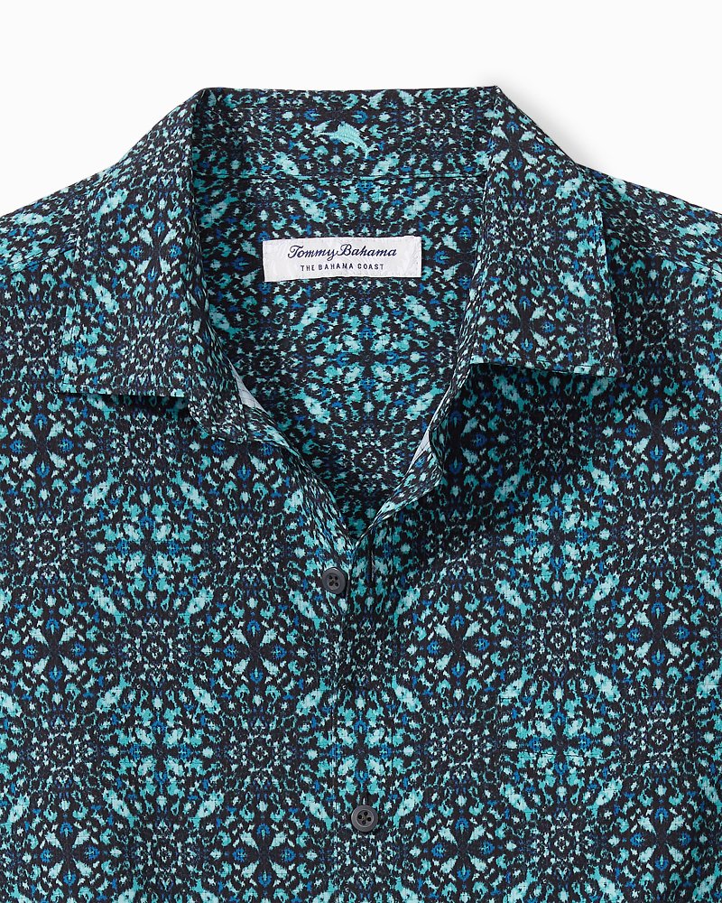 Tommy Bahama Time Flies Camp Shirt - Dockside Blue