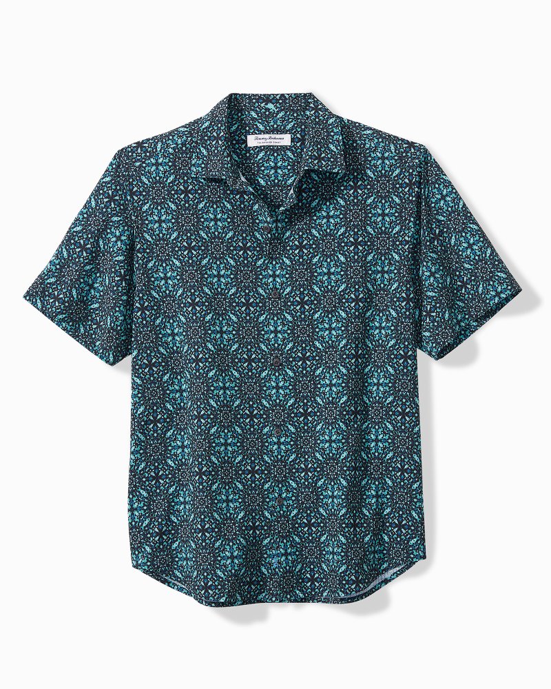 Mosaic Geometric IslandZone® Short-Sleeve Shirt Bahama Coast