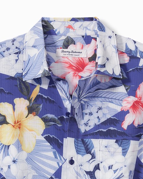 Bahama Coast Coastal Collage IslandZone® Short-Sleeve Shirt