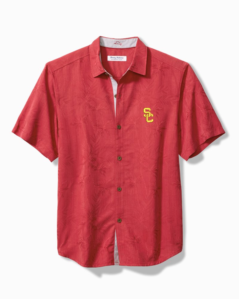 Lids Cal Bears Tommy Bahama Harbor Island Hibiscus Button-Up Shirt