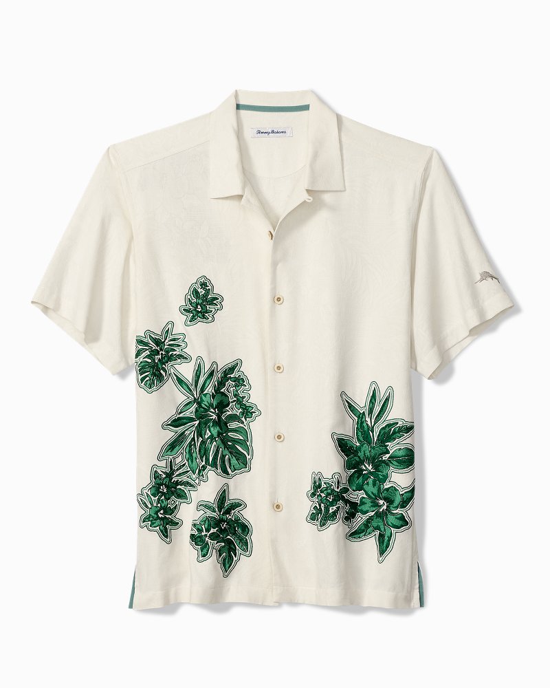 MLB® Hibiscus Vibrations Silk Camp Shirt