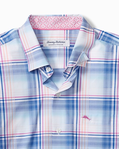 Sarasota Stretch Ombré Check IslandZone® Shirt