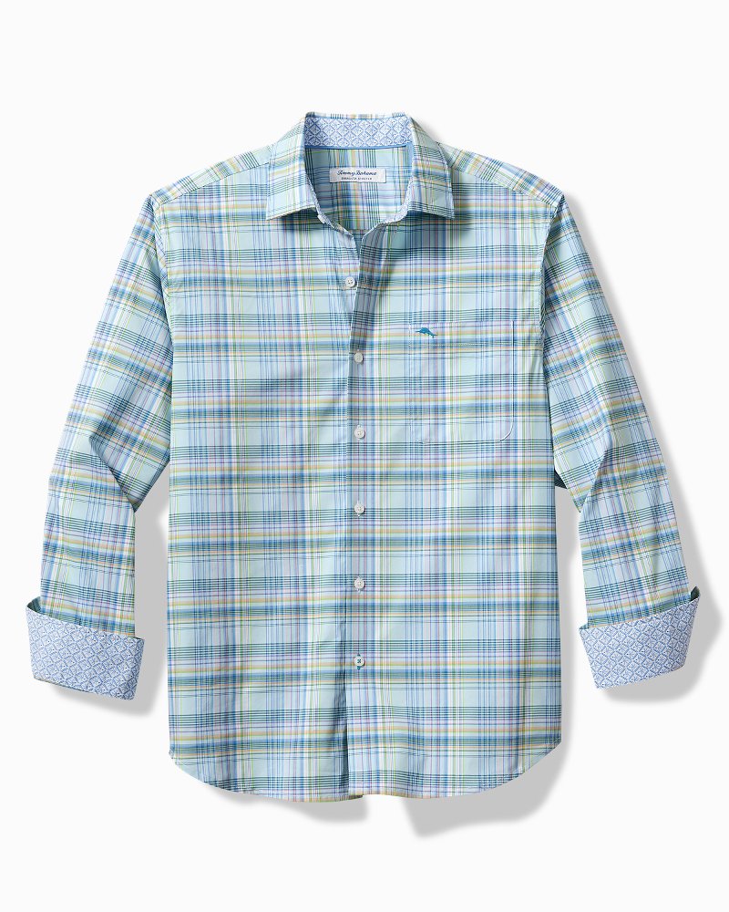 Sarasota Stretch Chablis Check IslandZone® Shirt