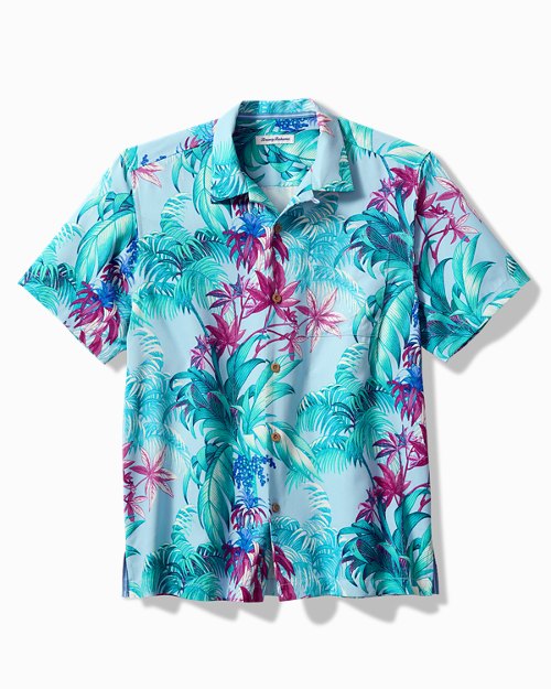 Gustavia Grove IslandZone® Silk-Blend Camp Shirt