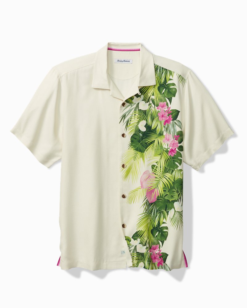 Paradise Vines Silk Camp Shirt