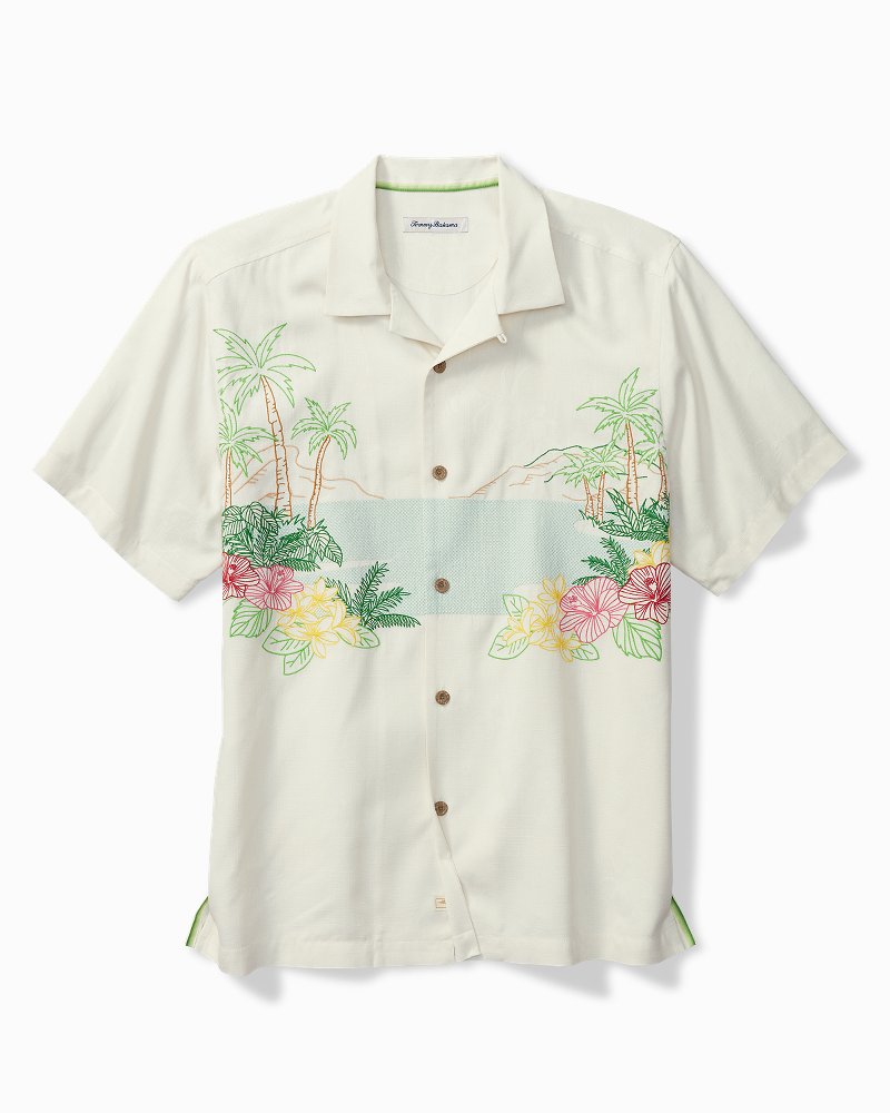 Bloom With a View Silk Camp Shirt