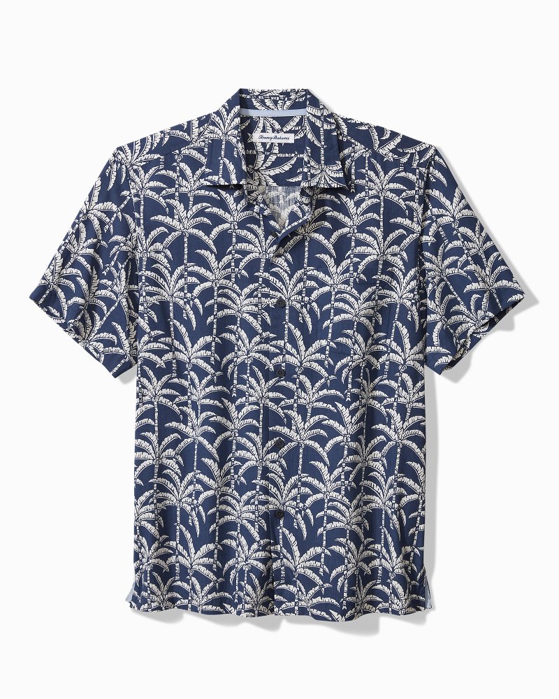 Tommy Bahama Men's Digital Palms Silk Short Sleeve Camp Shirt, Created for  Macy's - Macy's