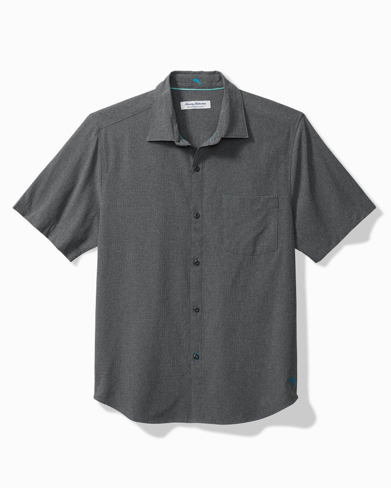 Modal Cotton Stand Collar Short Sleeve Shirt