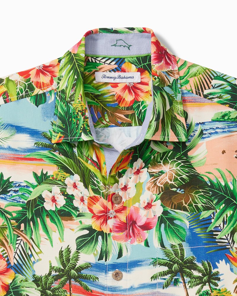 Surfside Sounds Silk Camp Shirt
