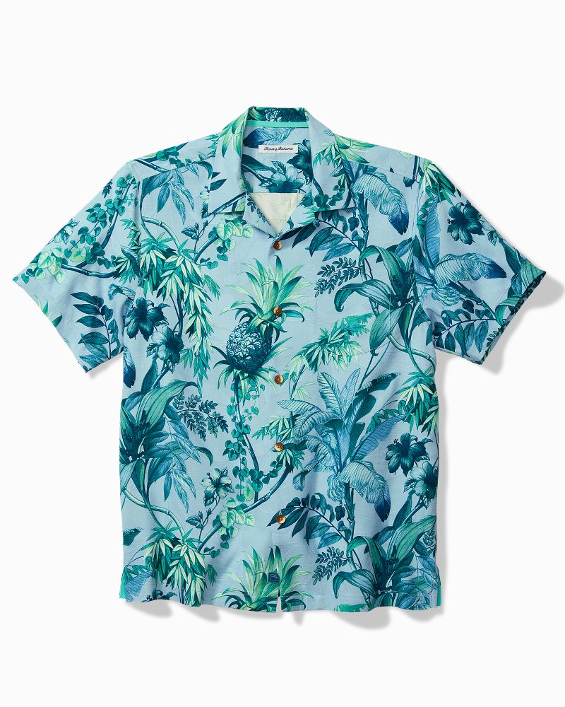 Garden of Hope and Courage Silk Camp Shirt