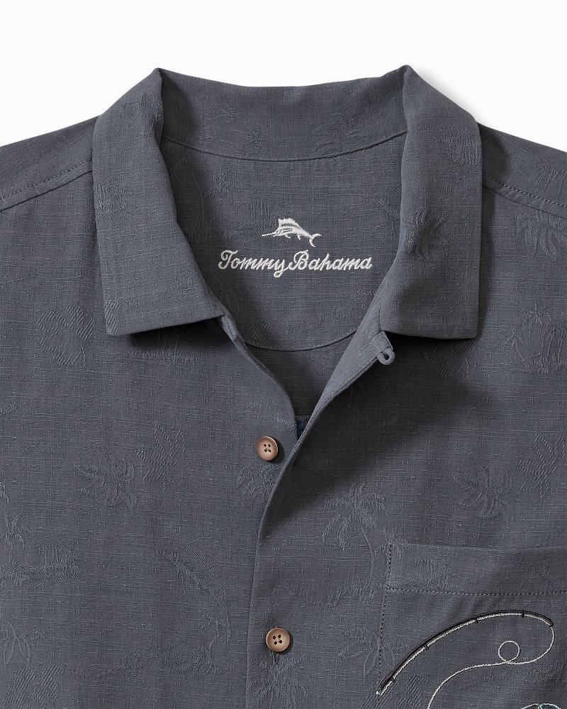 A-fish-ianado Silk Camp Shirt