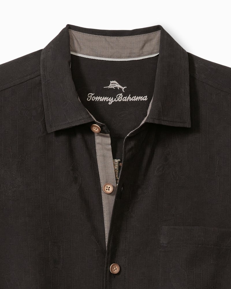 Tommy bahama catalina twill fashion shirt black