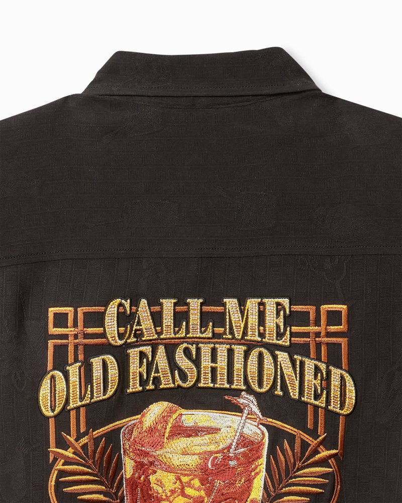 Call Me Old Fashioned Silk Camp Shirt