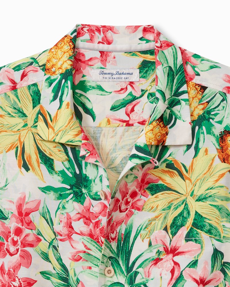 Veracruz Cay Orchid Oasis Short-Sleeve Shirt