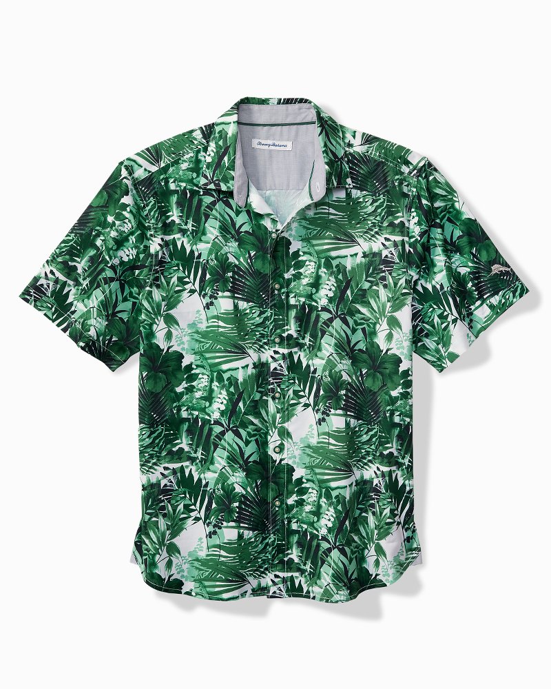 Electric Blooms Camp Shirt
