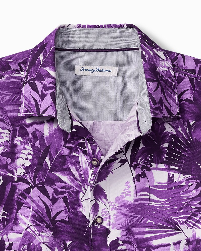 Electric Blooms Camp Shirt