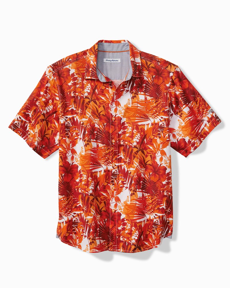Electric Blooms Camp Shirt