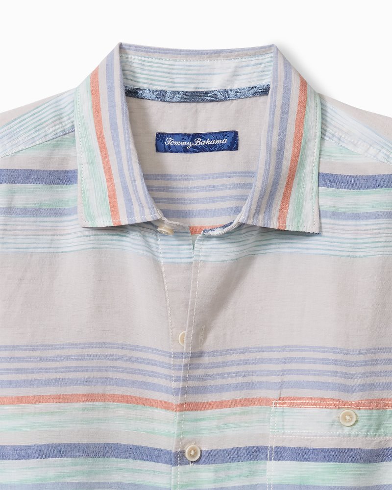 Sand Linen-Blend Horizon View Shirt