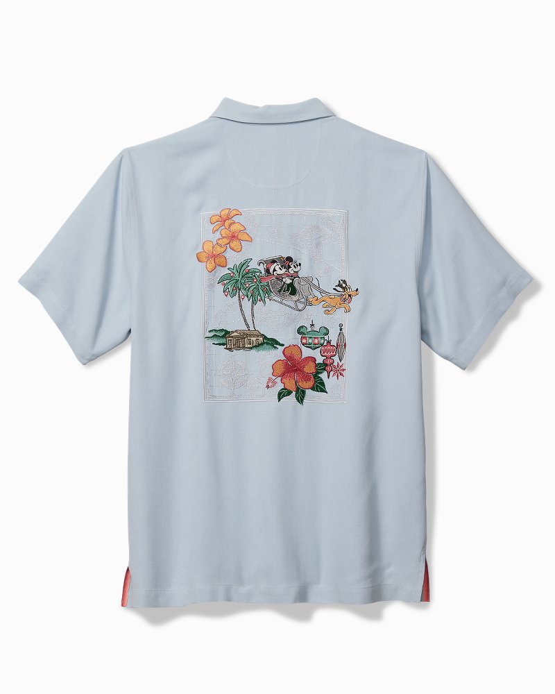 Disney Huladay Sleigh Ride Silk Camp Shirt