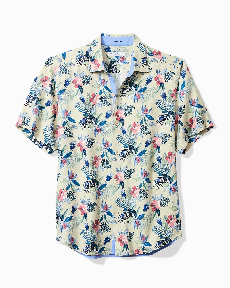 Summer Blooms Silk Camp Shirt